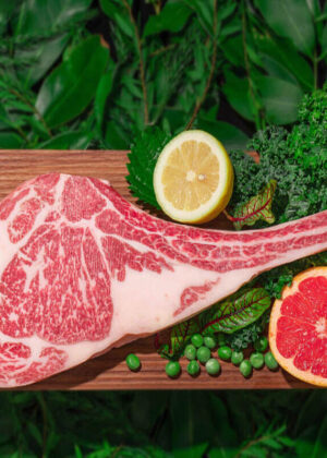 Australian tomahawk steak, approximately 1.2 kg.